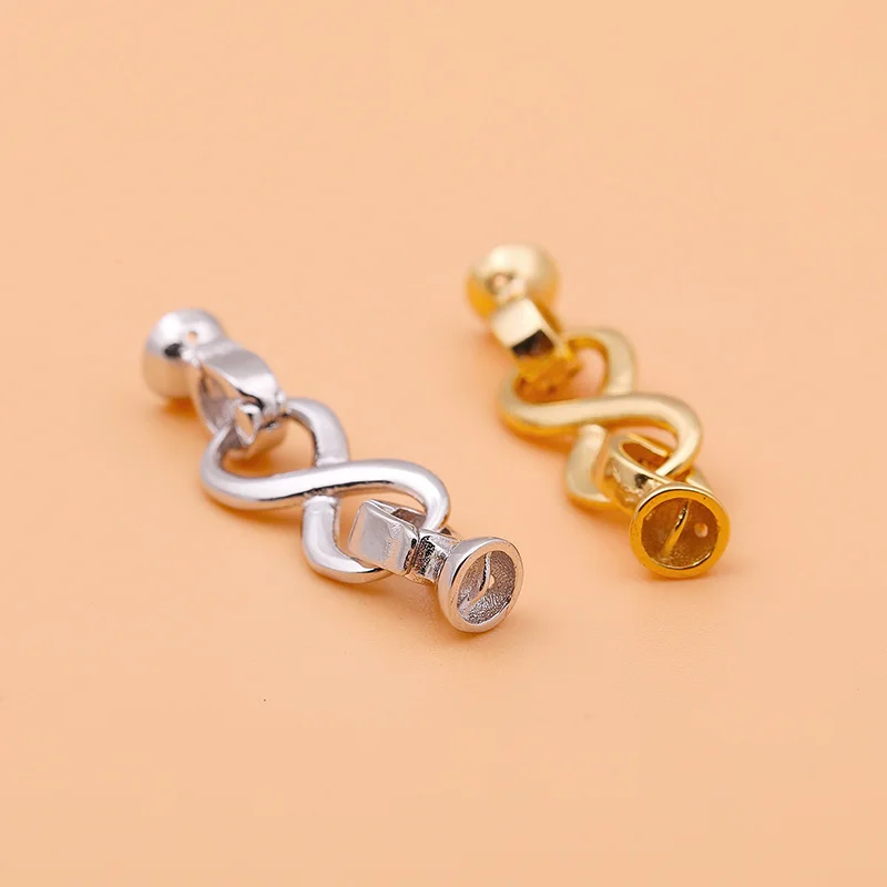 925 스털링 실버 DIY 구슬 소재 주얼리 액세서리  - Silver Bead Clasps For Pearl Necklace 리뷰 및 가격