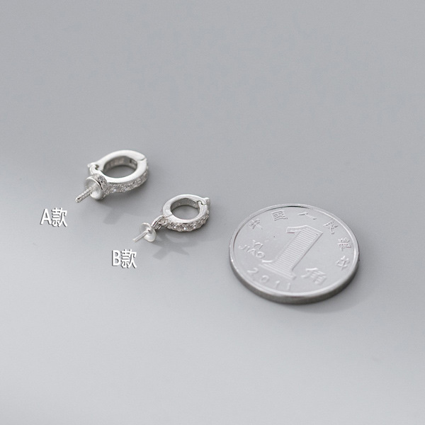 DIY 귀걸이 목걸이 펜던트 버클 후크, AAA 지르콘 - Silver Bead Clasps For Pearl Necklace 리뷰 및 가격