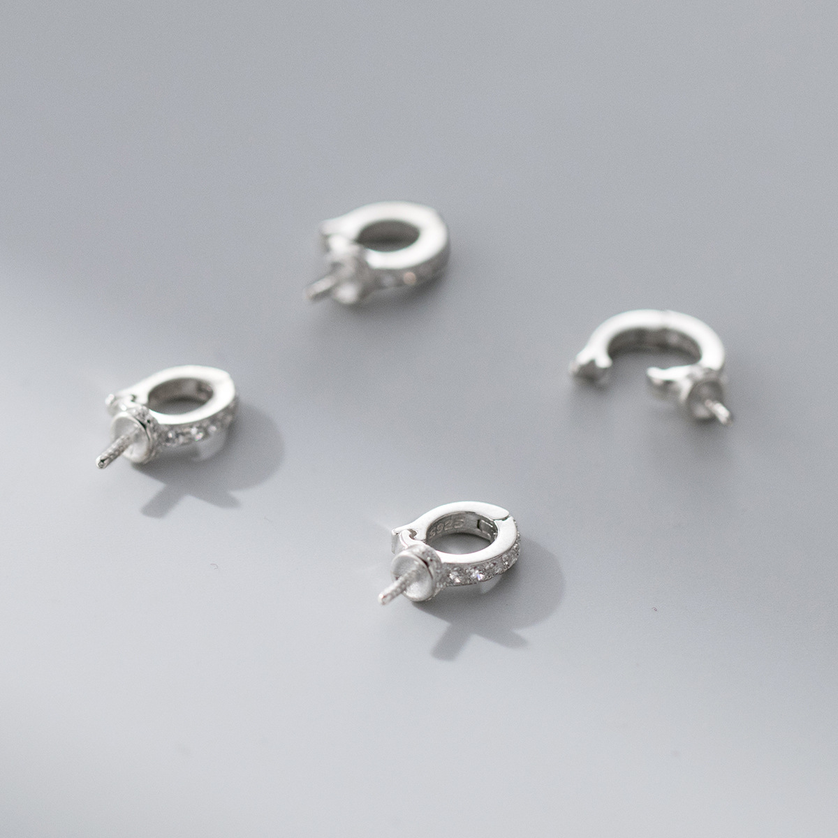 DIY 귀걸이 목걸이 펜던트 버클 후크, AAA 지르콘 - Silver Bead Clasps For Pearl Necklace 리뷰 및 가격