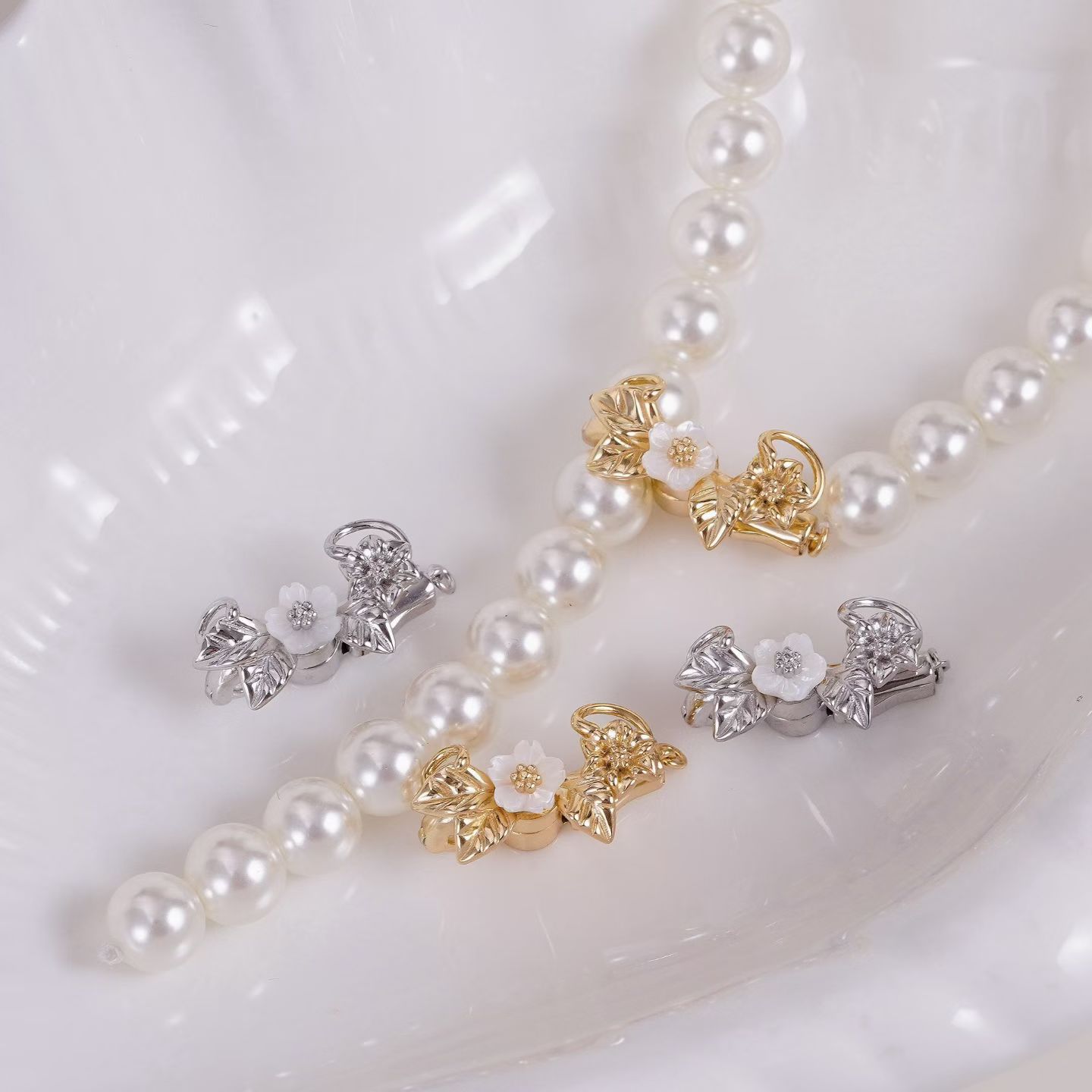 마그네틱 S925 스털링 실버 목걸이 펜던트 걸쇠 및  - Silver Bead Clasps For Pearl Necklace 리뷰 및 가격