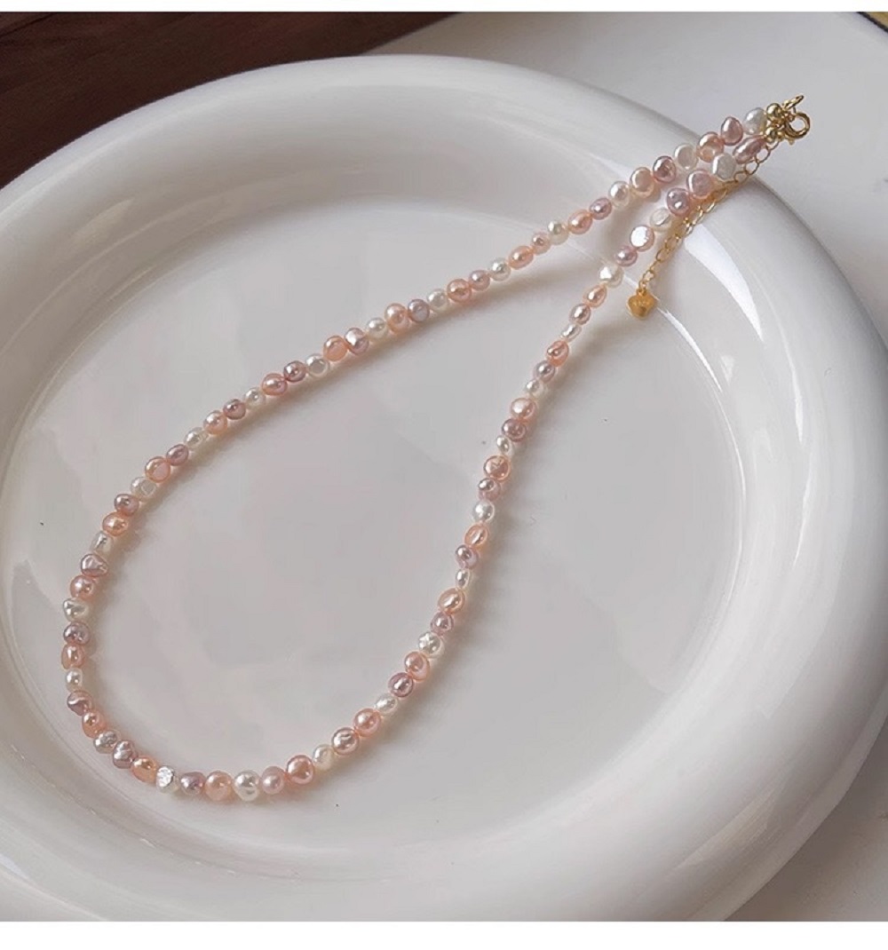 AAA S925 실버 캔디 천연 바로크 진주 목걸이 《 - Baroque Pearl Pendant Necklace Gold 리뷰 및 가격