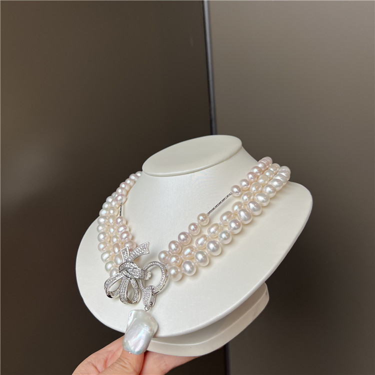AA 천연 흰색 진주 초커 목걸이, 18 인치, 8-9 - Freshwater Cultured Pearl Necklace 8-9Mm 리뷰 및 가격