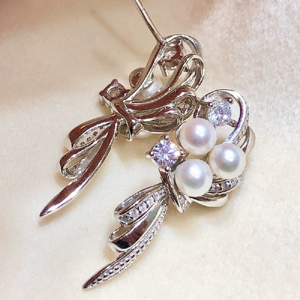 천연 진주 귀걸이 AAAA4-5mm 새로운 925 스털 - Akoya Pearl Stud Earrings Sterling Silver 리뷰 및 가격