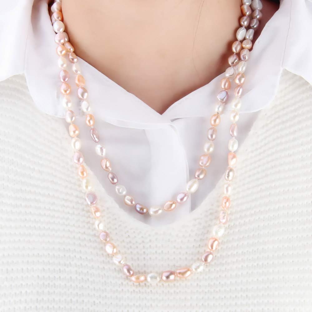 8-9mm 바로크 멀티컬러 담수 양식 진주 목걸이 (여 - Freshwater Cultured Pearl Necklace 8-9Mm 리뷰 및 가격