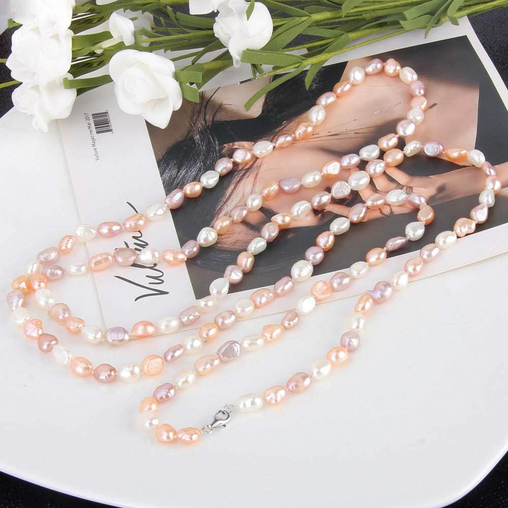 8-9mm 바로크 멀티컬러 담수 양식 진주 목걸이 (여 - Freshwater Cultured Pearl Necklace 8-9Mm 리뷰 및 가격