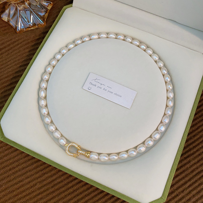 슈퍼 고품질 100% 천연 담수 진주 14K 골드 필드 - Baroque Pearl Pendant Necklace Gold 리뷰 및 가격