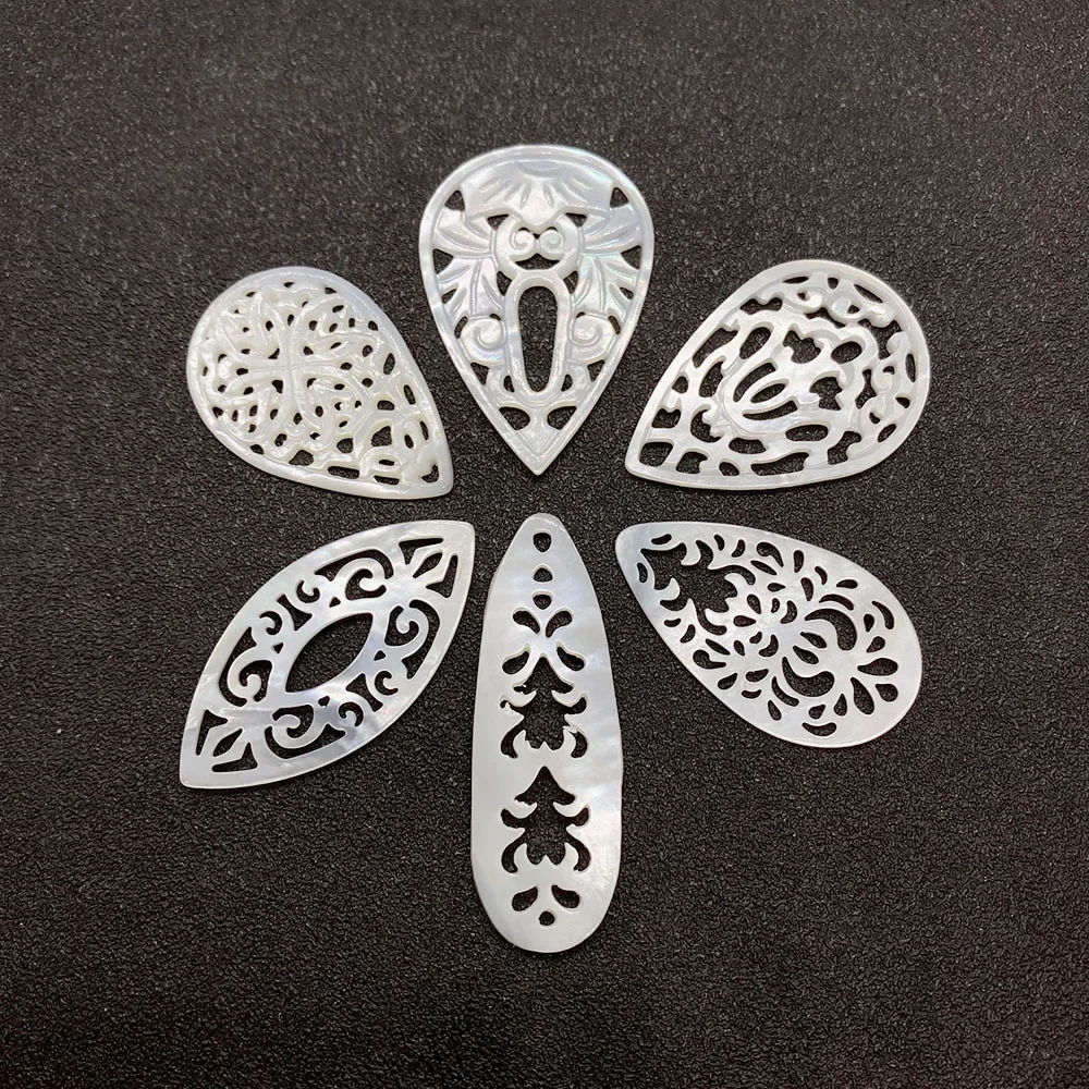 천연 진주 펜던트 조각 된 중공 쉘 비즈 쥬얼리 펜던트 - Mother Of Pearl Shell Pendant Necklace 리뷰 및 가격