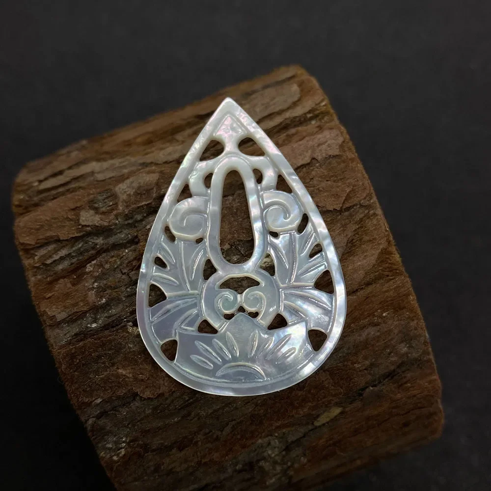 천연 진주 펜던트 조각 된 중공 쉘 비즈 쥬얼리 펜던트 - Mother Of Pearl Shell Pendant Necklace 리뷰 및 가격