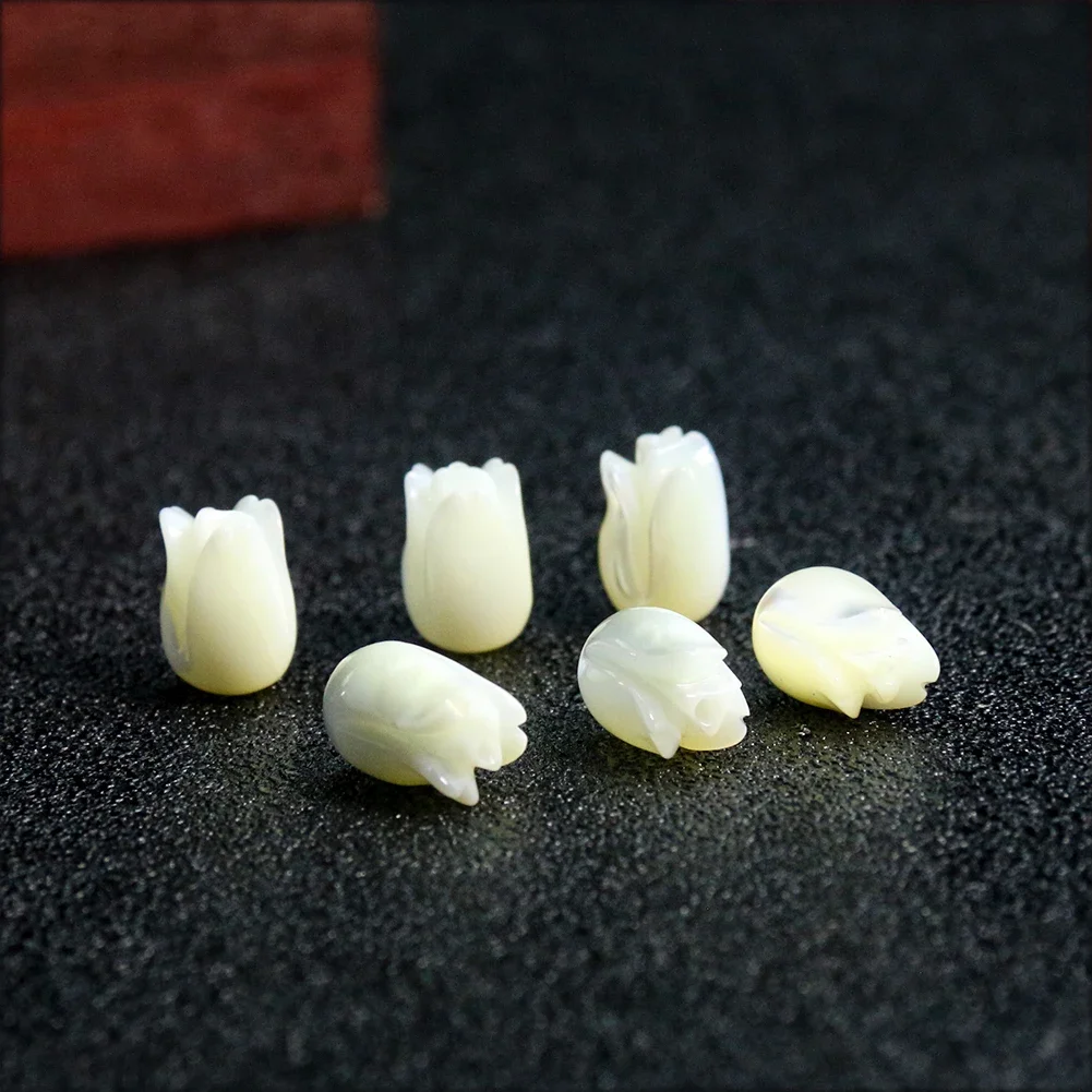 2PCS 자연 쉘 비즈 조각 된 튤립 장미 꽃 진주 매 - Mother Of Pearl Shell Pendant Necklace 리뷰 및 가격