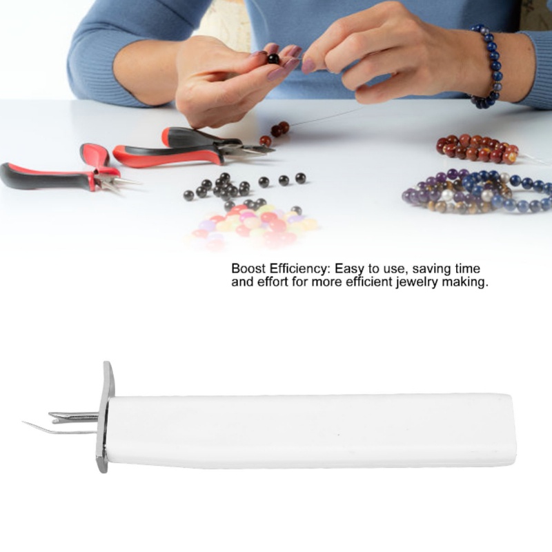 비즈 매듭 도구는 안전한 매듭을 만듭니다. 사용하기 쉬 - Pearl Knotting Tool Craft Jewelry Making 리뷰 및 가격