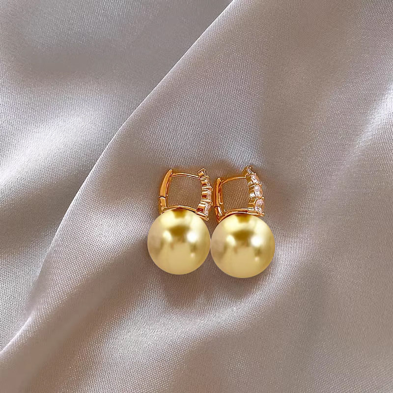 남양해산 AAAA 등급 천연 바로크형 둥근 진주, 9- - Akoya Pearl Stud Earrings Sterling Silver 리뷰 및 가격