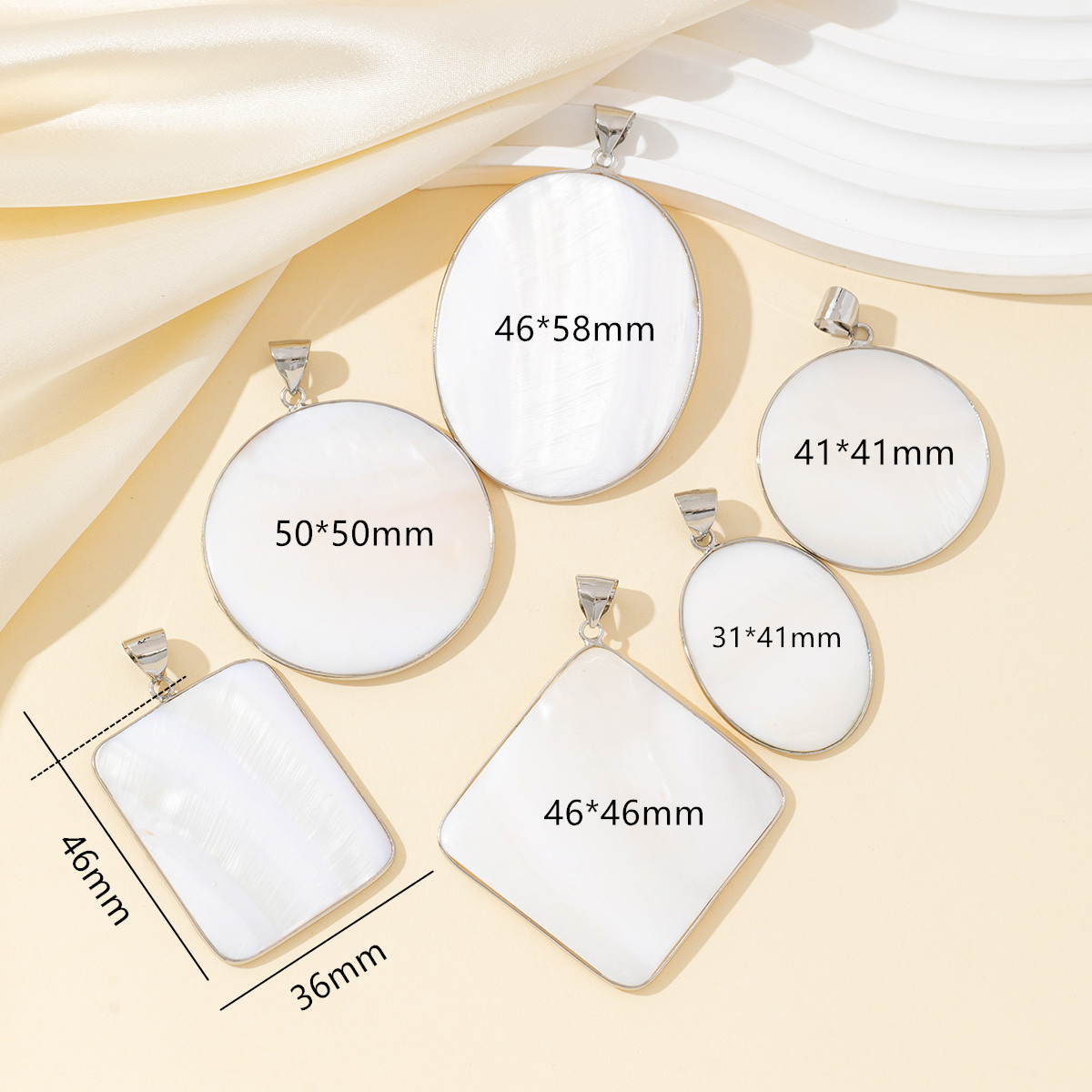 1개입 천연 담수 진주 무늬 펜던트, 다양한 모양의 심 - Mother Of Pearl Shell Pendant Necklace 리뷰 및 가격