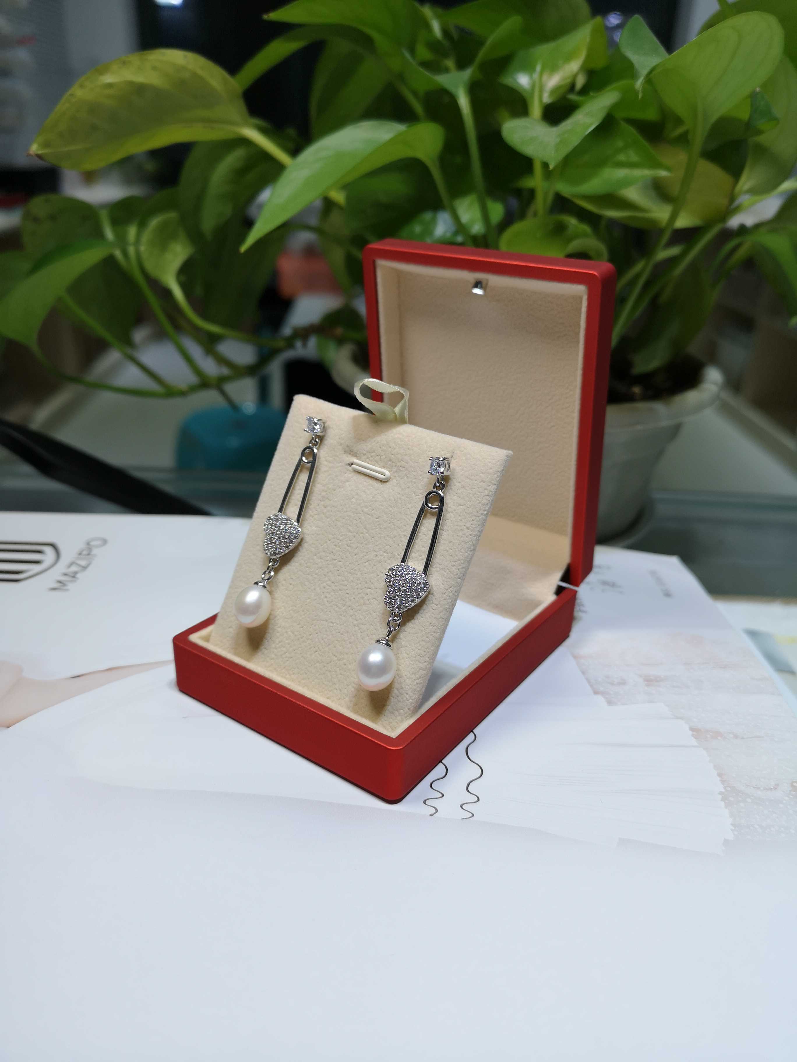 천연 진주 귀걸이, 러브 귀걸이, 핀 실버 귀걸이, 9 - Akoya Pearl Stud Earrings Sterling Silver 리뷰 및 가격