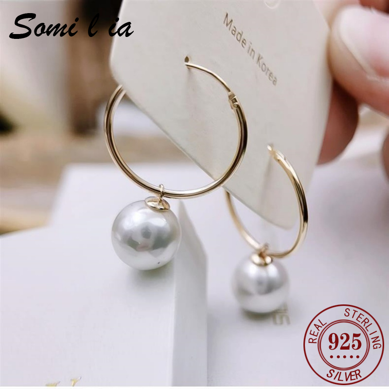 SOMILIA S925 스털링 실버 일본 진주 펜던트  - Akoya Pearl Stud Earrings Sterling Silver 리뷰 및 가격
