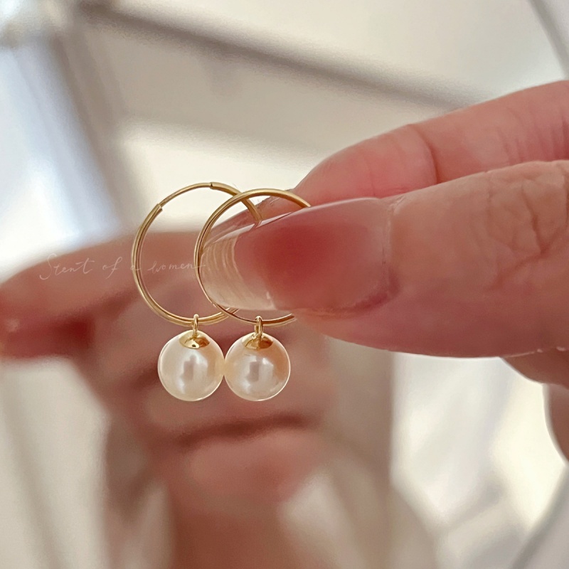 SOMILIA S925 스털링 실버 일본 진주 펜던트  - Akoya Pearl Stud Earrings Sterling Silver 리뷰 및 가격