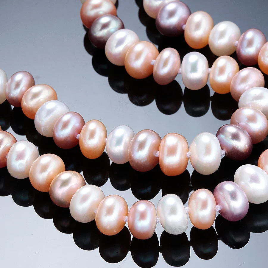 YWYC 7-10mm 빵 구슬 여성을위한 담수 진주 목 - Silver Bead Clasps For Pearl Necklace 리뷰 및 가격