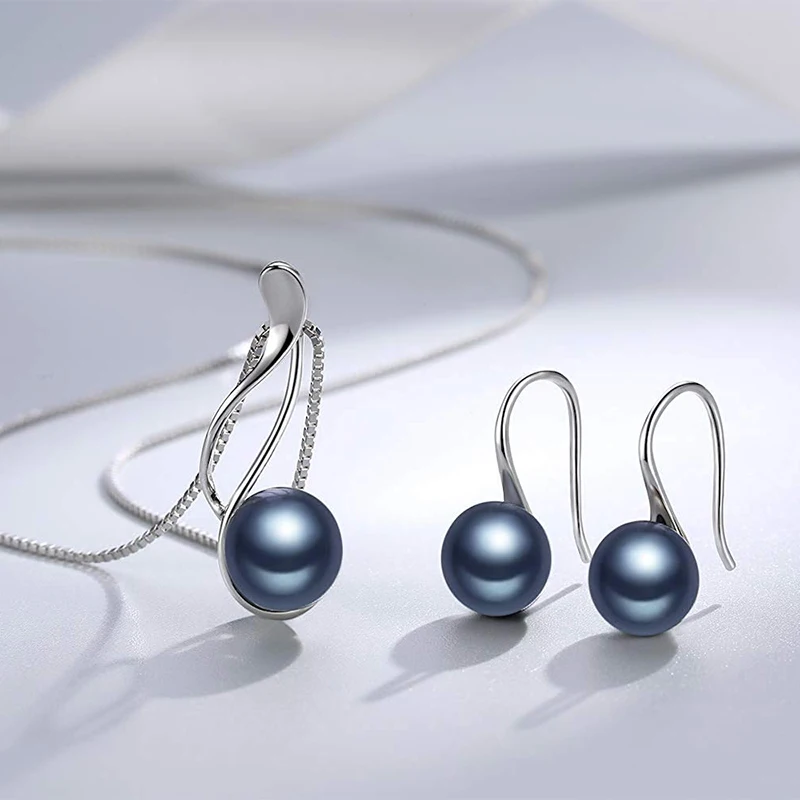 Dainashi-우아한 925 스털링 실버 AAAA 담 - Freshwater Cultured Pearl Necklace 8-9Mm 리뷰 및 가격