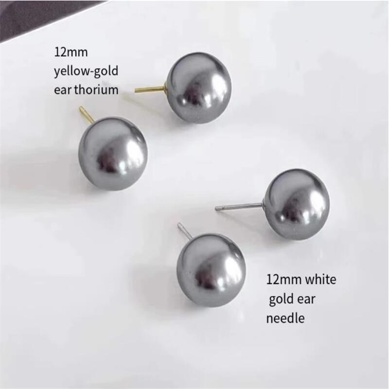 SOMILIA 925 스털링 실버 담수 회색 진주 스터 - Akoya Pearl Stud Earrings Sterling Silver 리뷰 및 가격