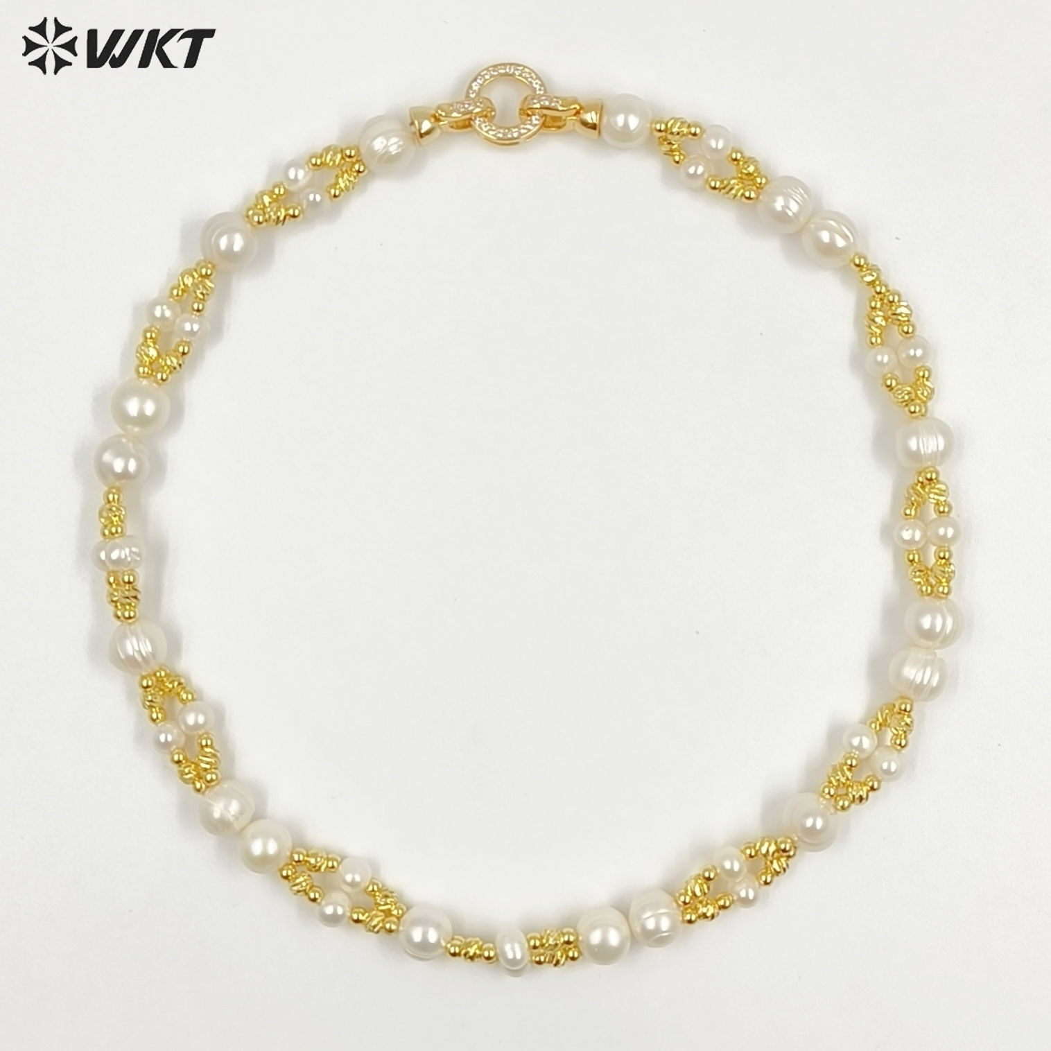 WT-JN376 WKT 다용도 고급 천연 담수 진주 목 - Baroque Pearl Pendant Necklace Gold 리뷰 및 가격