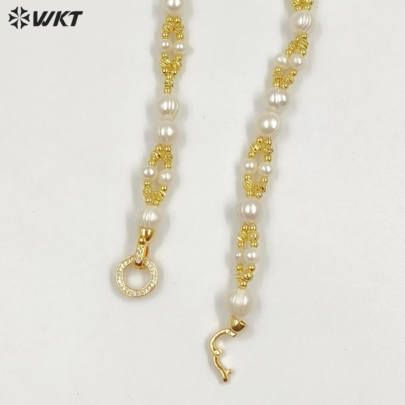 WT-JN376 WKT 다용도 고급 천연 담수 진주 목 - Baroque Pearl Pendant Necklace Gold 리뷰 및 가격