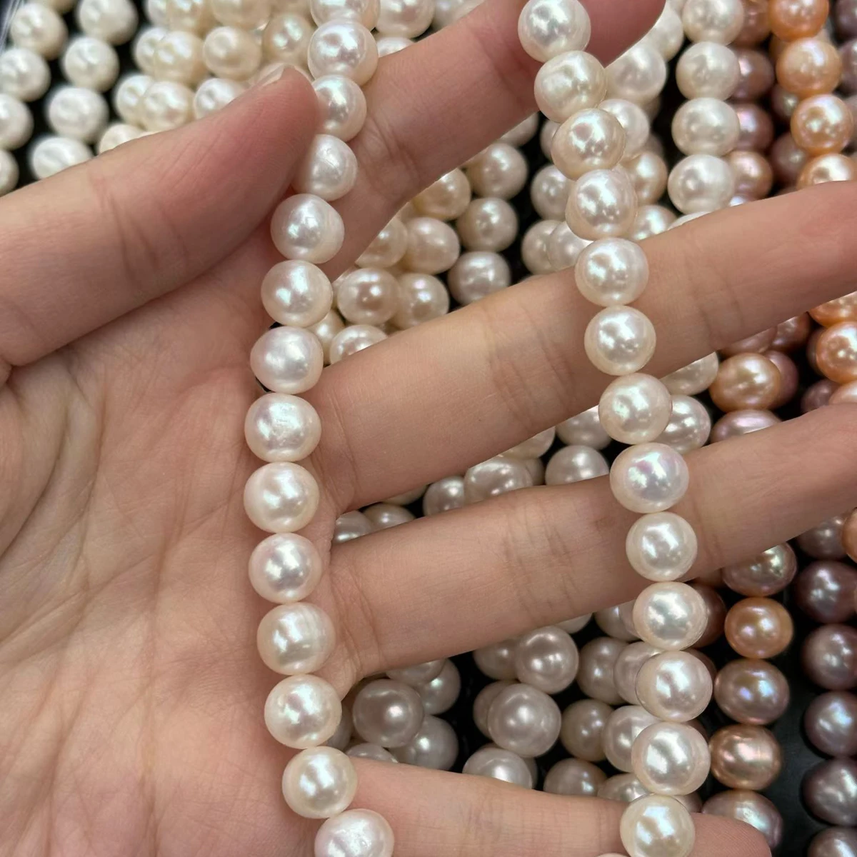 8~9mm AAAA 등급의 천연 담수 진주, 다양한 색 - Freshwater Cultured Pearl Necklace 8-9Mm 리뷰 및 가격