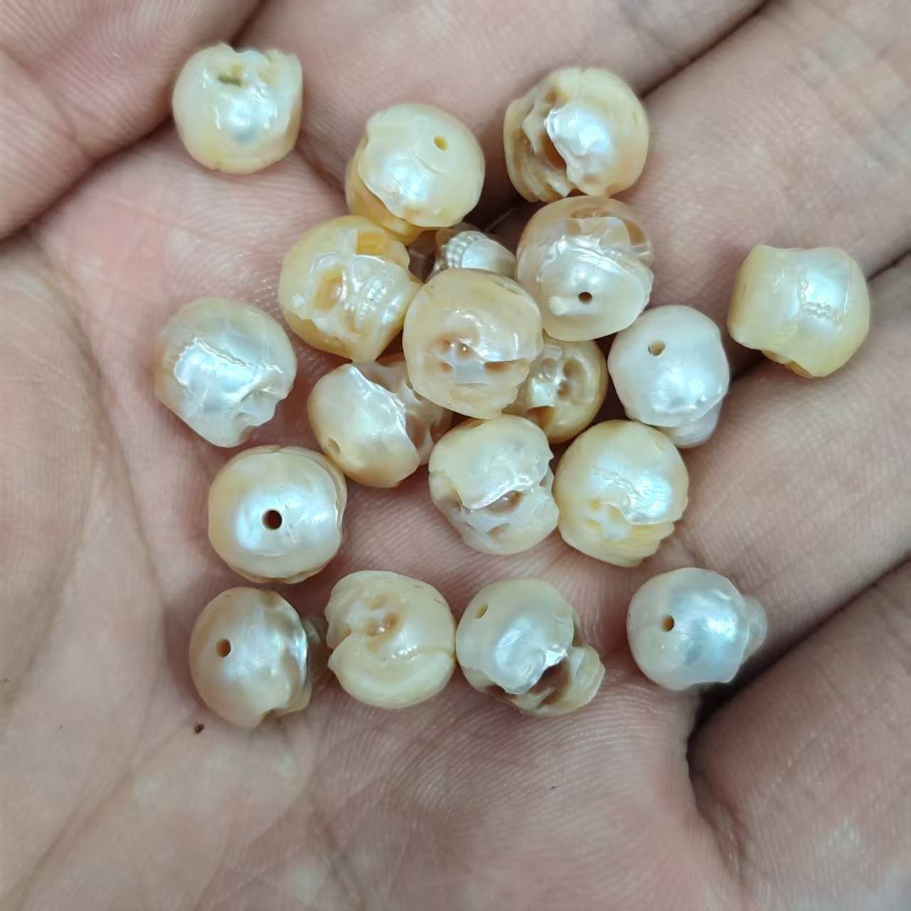 5 개 천연 양식 진주 조각 시체 낙타 숲 두개골 Ti - Freshwater Cultured Pearl Necklace 8-9Mm 리뷰 및 가격