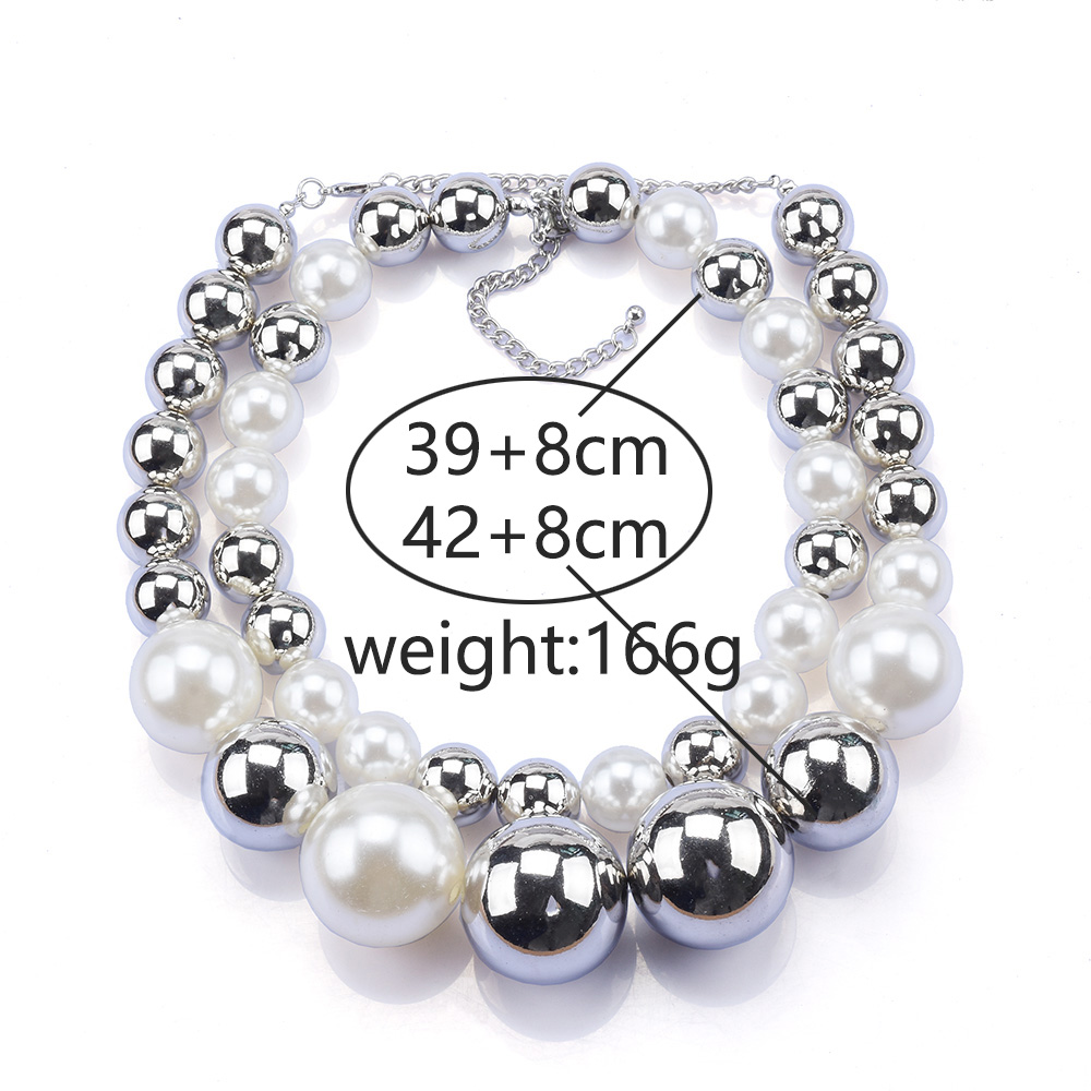 2026 새로운 패션 더블 레이어 모조 진주 목걸이 여 - Silver Bead Clasps For Pearl Necklace 리뷰 및 가격