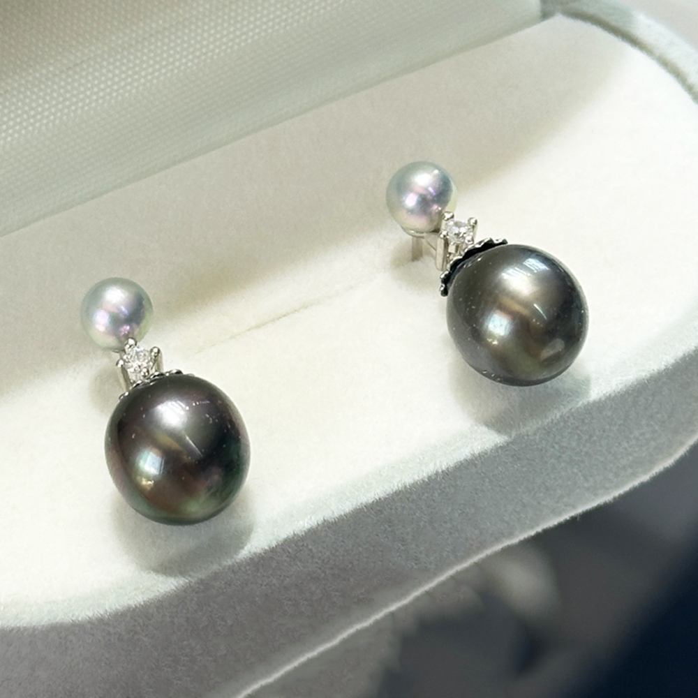 실버 더블 해수 진주 스터드 귀걸이 쥬얼리, 4-5mm - Akoya Pearl Stud Earrings Sterling Silver 리뷰 및 가격