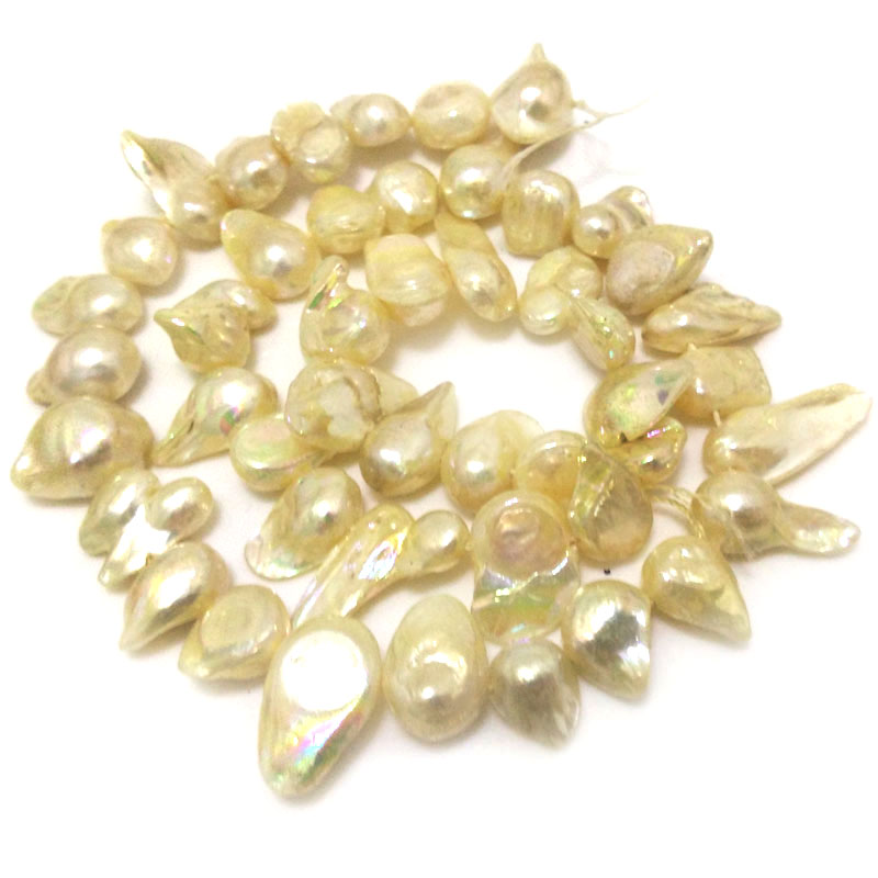 16인치 11-13mm 멀티컬러 천연 블리스터 진주 루 - Natural Freshwater Pearl Strand Loose Beads 리뷰 및 가격
