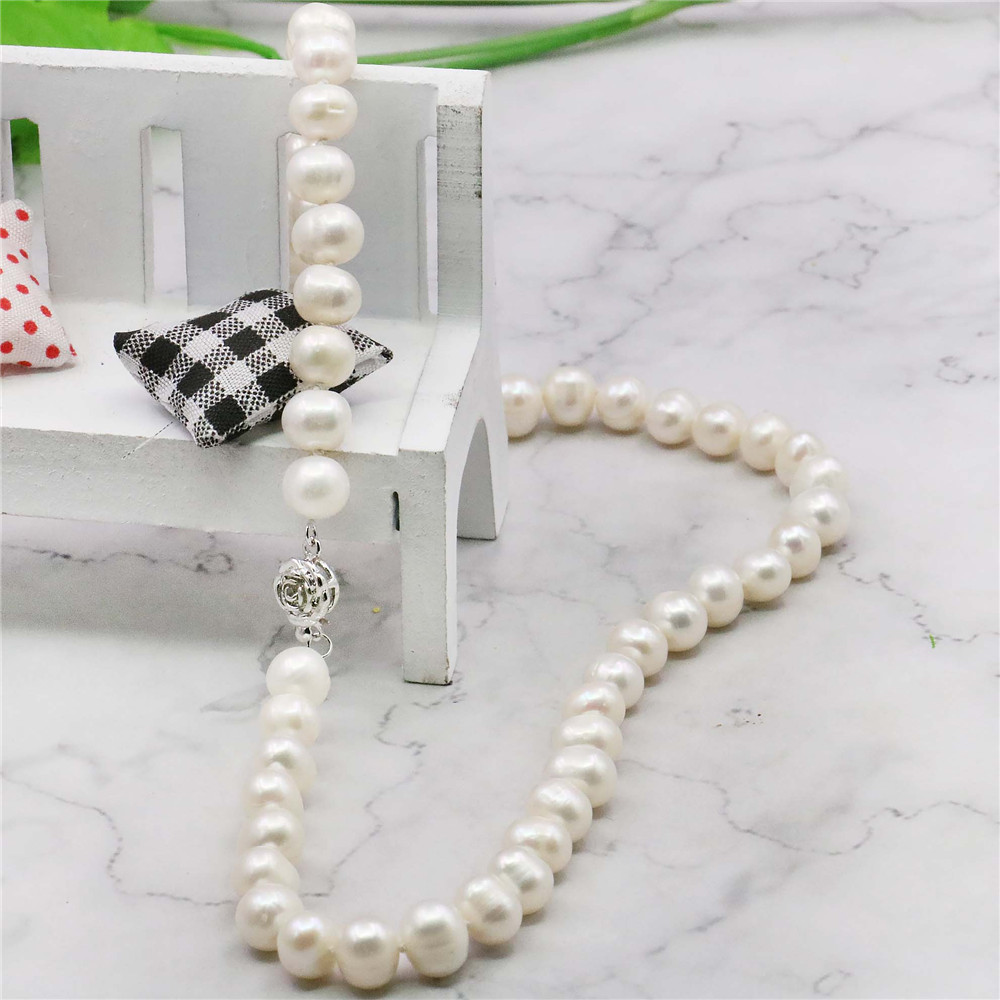 매력적인! 8-9mm 화이트 아코 야 경작 된 진주 목 - Freshwater Cultured Pearl Necklace 8-9Mm 리뷰 및 가격