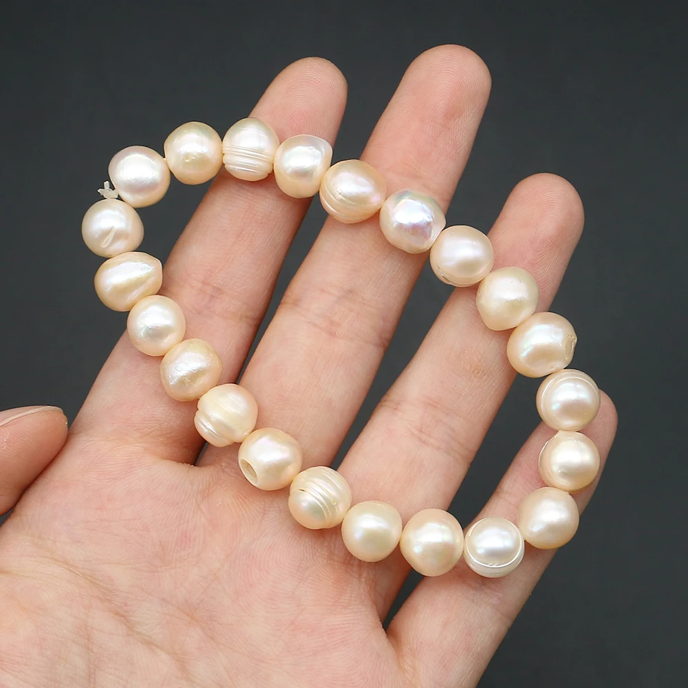 천연 담수 진주, 나선형 구멍이 있는 직선형 진주 비즈 - Natural Freshwater Pearl Strand Loose Beads 리뷰 및 가격