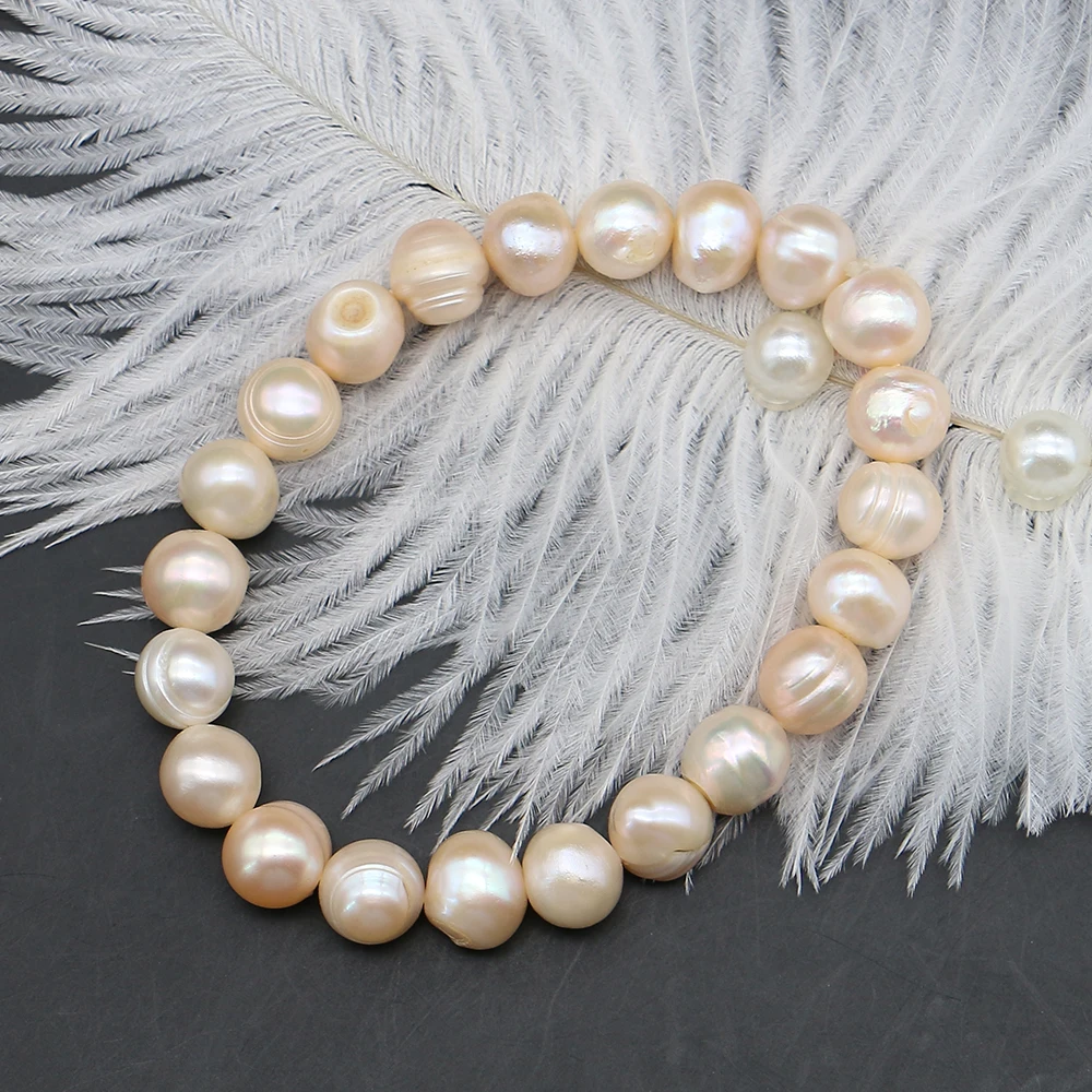 천연 담수 진주, 나선형 구멍이 있는 직선형 진주 비즈 - Natural Freshwater Pearl Strand Loose Beads 리뷰 및 가격