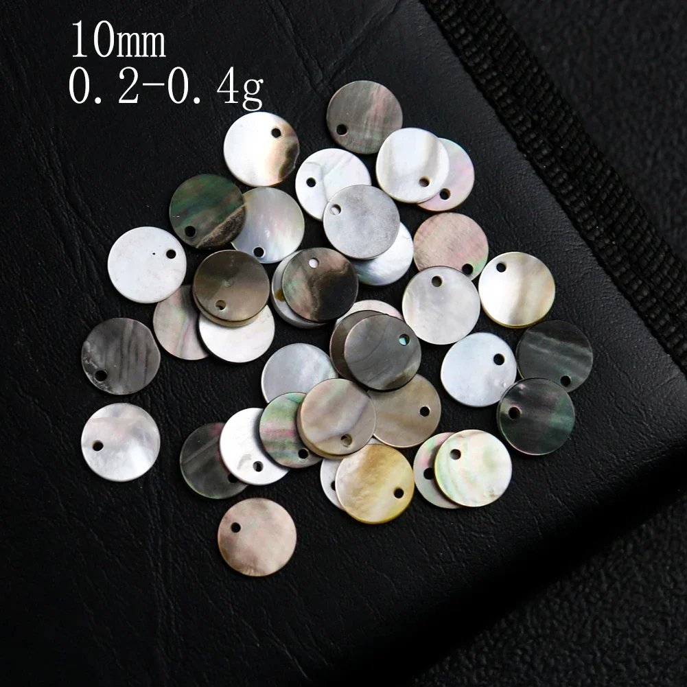 2PC 10--60mm 천연 연마 검은 진주 조개 둥근 - Mother Of Pearl Shell Pendant Necklace 리뷰 및 가격