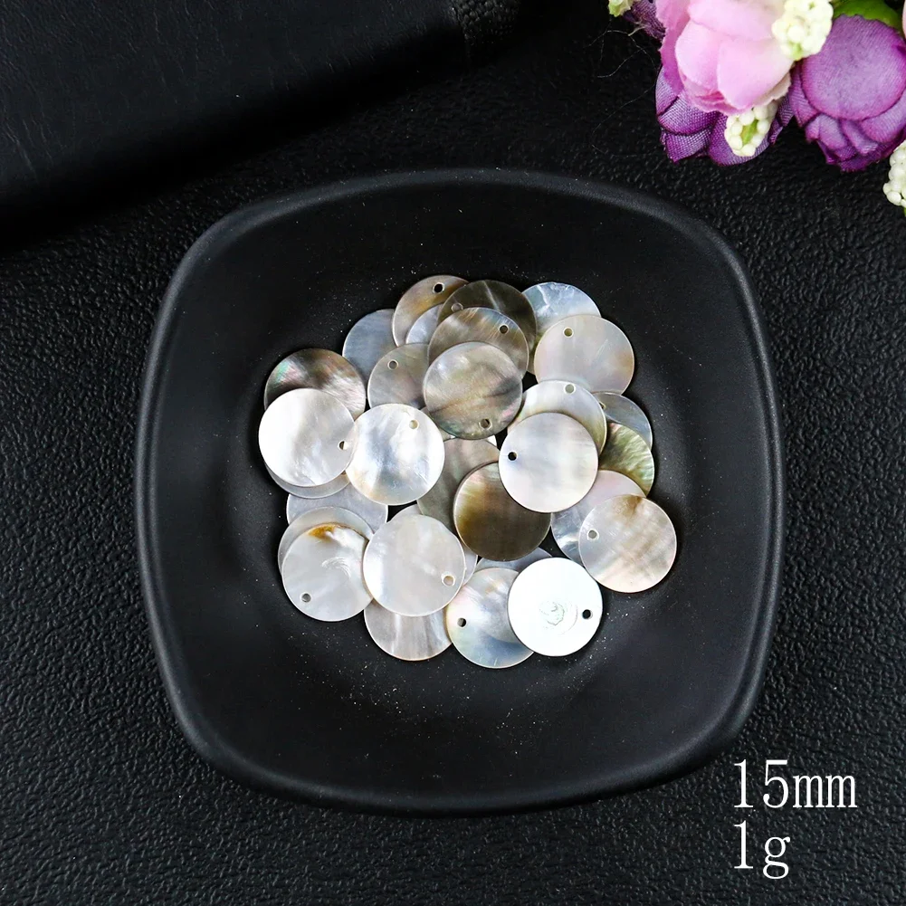 2PC 10--60mm 천연 연마 검은 진주 조개 둥근 - Mother Of Pearl Shell Pendant Necklace 리뷰 및 가격