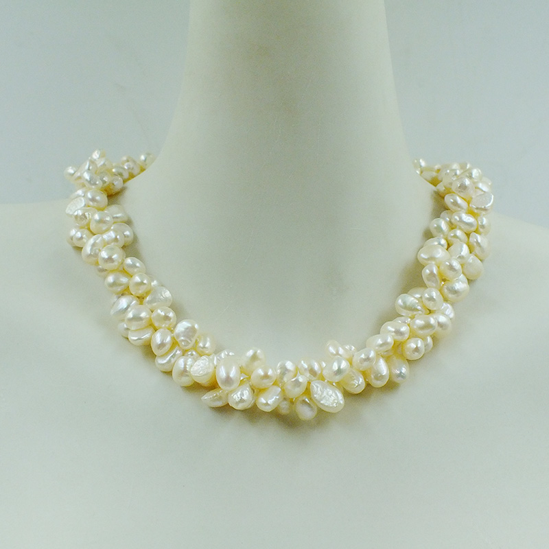 3가닥 8-9mm AAA 100% 천연 흰색 담수 진주 - Freshwater Cultured Pearl Necklace 8-9Mm 리뷰 및 가격
