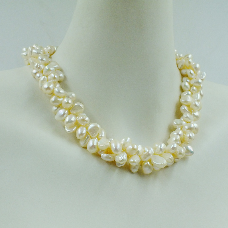 3가닥 8-9mm AAA 100% 천연 흰색 담수 진주 - Freshwater Cultured Pearl Necklace 8-9Mm 리뷰 및 가격